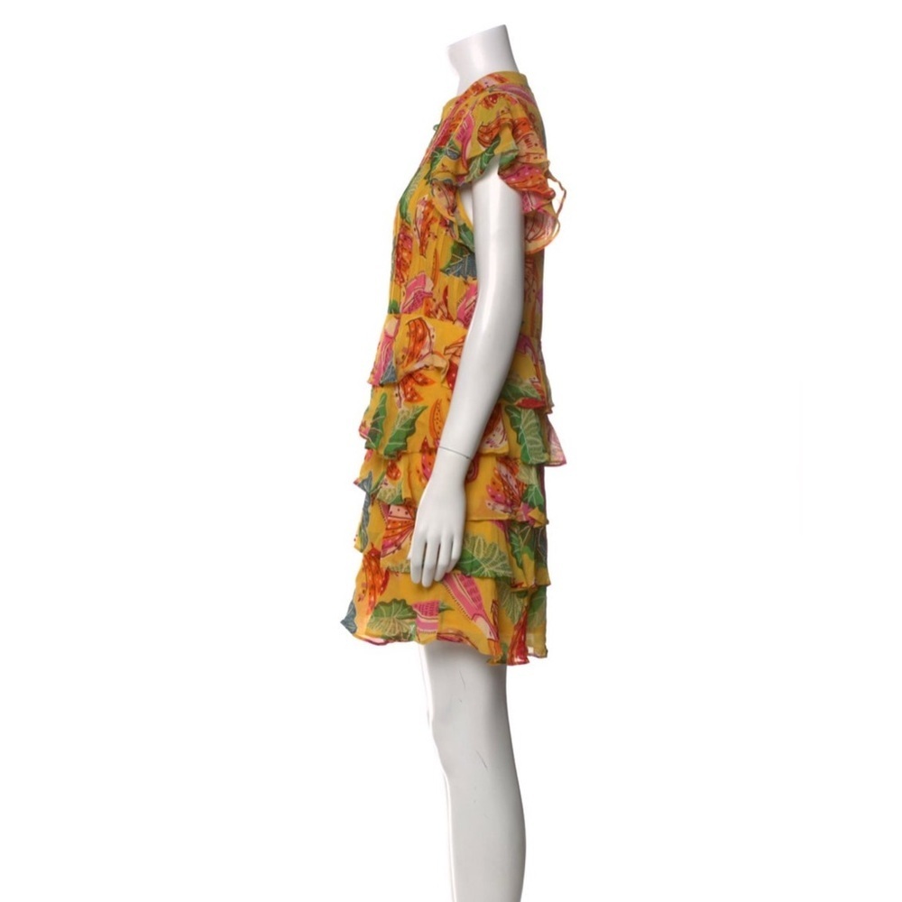 Farm Rio Floral Ruffle Mini Dress - Picture 5 of 7